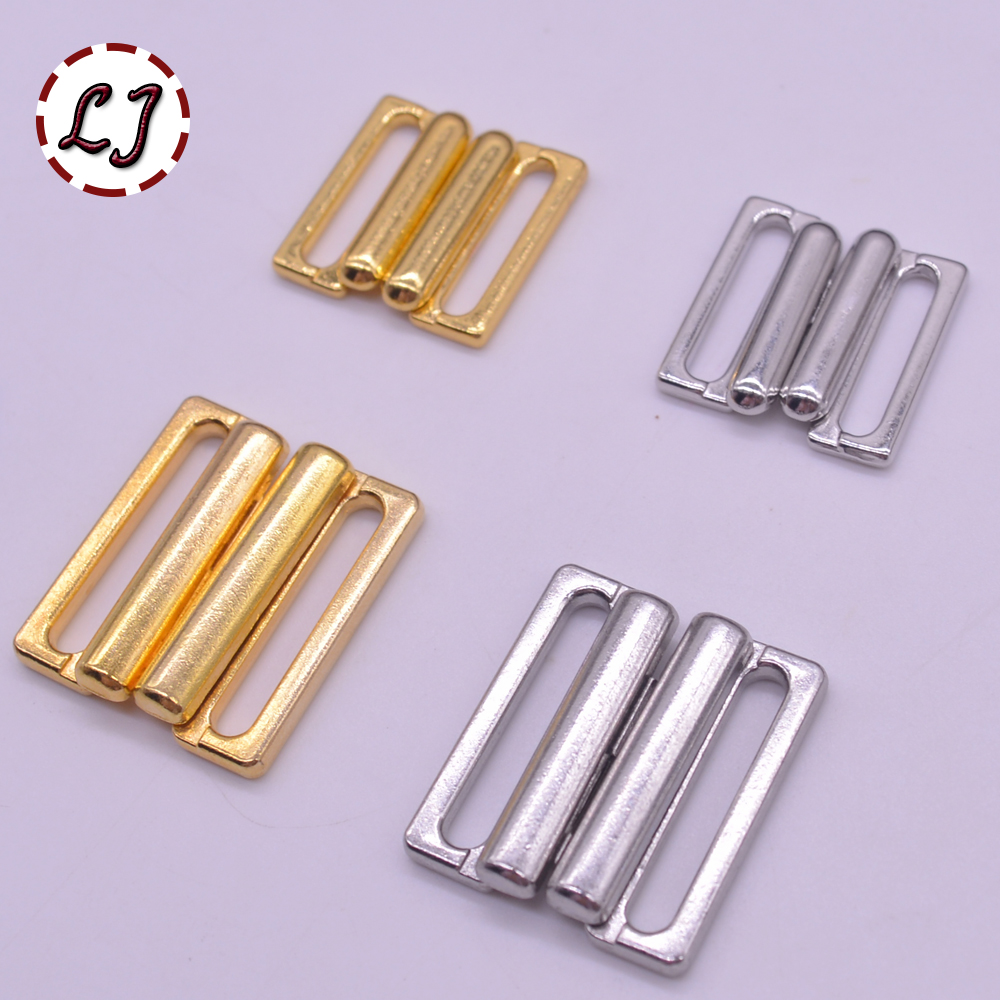 Nursing Bra Clip - 10 stuks/lot 14mm/20mm Zilveren/Gouden Metalen Rechthoekige
