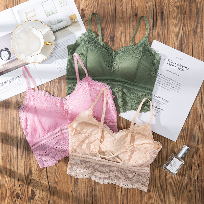Lace Bralette Set - 3d Sexy Kanten Lingerie Naadloze Sportbeha