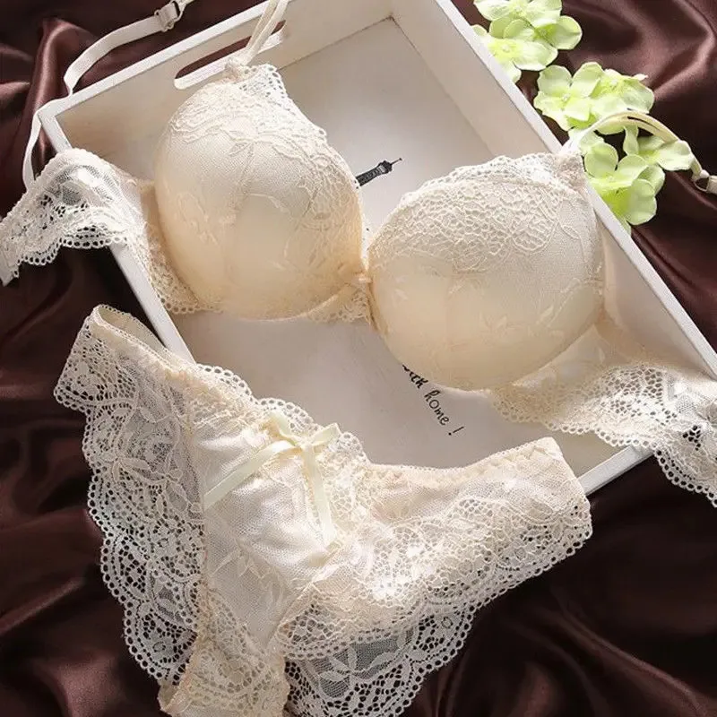 Lace Bralette Set - Meisjes bh-sets voor vrouwen, push-up bh's,