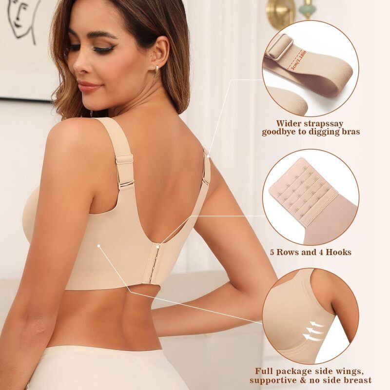 Naadloze draadloze push-up bh  - Mastectomy Bra Pocket recensie en prijs
