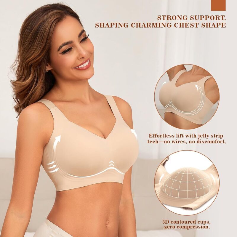 Naadloze draadloze push-up bh  - Mastectomy Bra Pocket recensie en prijs